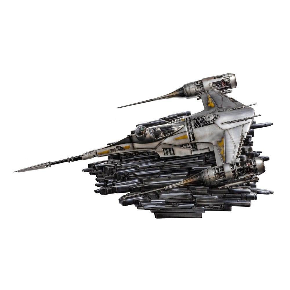 Star Wars The Book of Boba Fett Mandos N 1 Starfighter Demi Art Scale Statue 120 60 cm