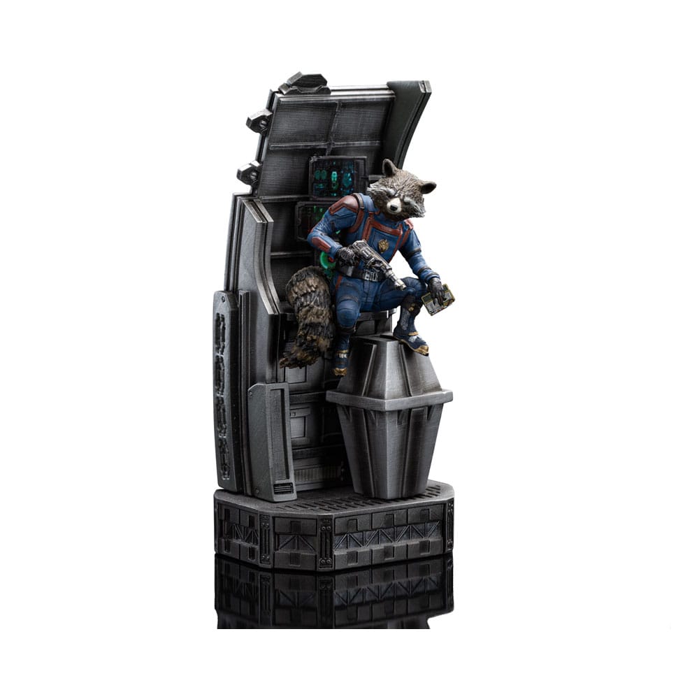 Marvel Rocket Raccoon Guardians of the Galaxy Vol 3 Art Scale Statue 110 20 cm