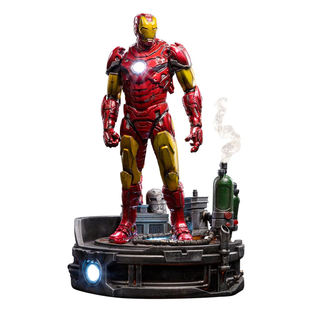 Marvel Iron Man Unleashed Deluxe Art Scale Statue 110 23 cm