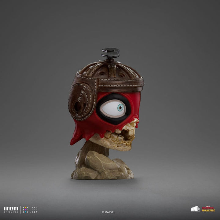 Iron Studios Deadpool & Wolverine MiniCo Deadpool, Wolverine and Headpool (Unmasked) Figure Set