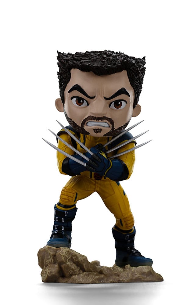 Iron Studios Deadpool & Wolverine MiniCo Deadpool, Wolverine and Headpool (Unmasked) Figure Set