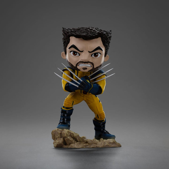 Iron Studios Deadpool & Wolverine MiniCo Deadpool, Wolverine and Headpool (Unmasked) Figure Set