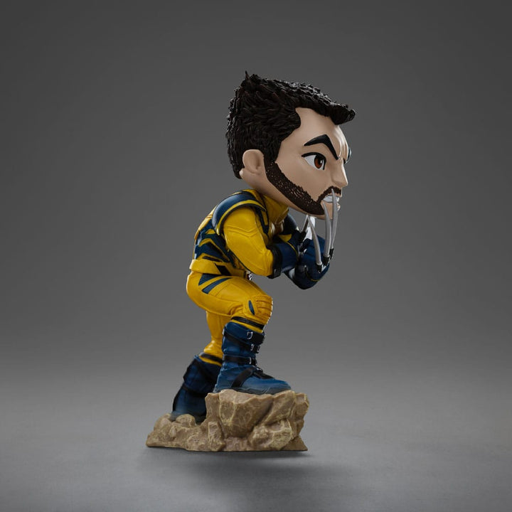 Iron Studios Deadpool & Wolverine MiniCo Deadpool, Wolverine and Headpool (Unmasked) Figure Set
