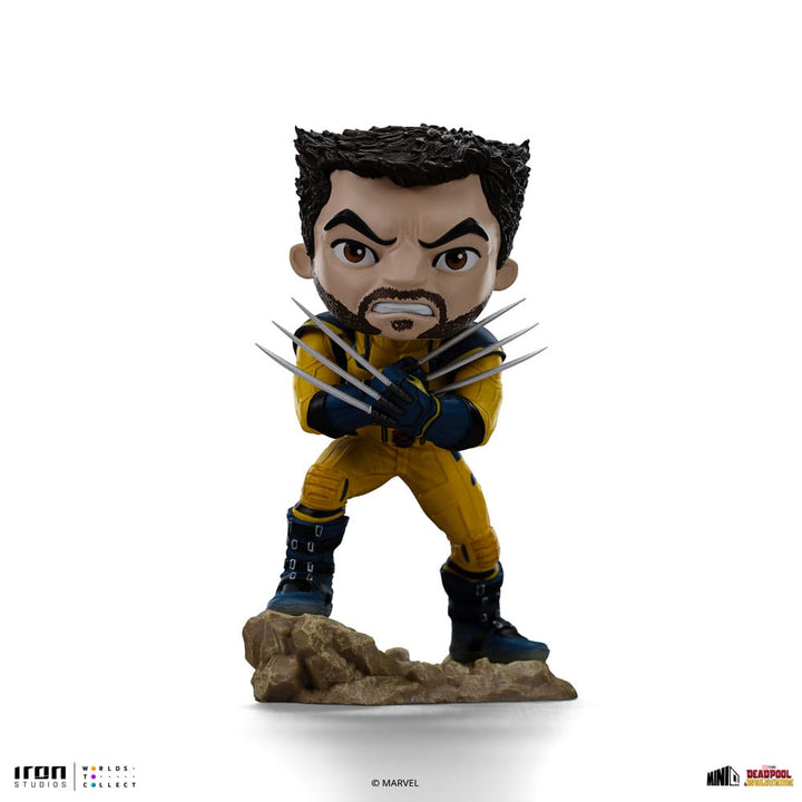 Iron Studios Deadpool & Wolverine MiniCo Deadpool, Wolverine and Headpool (Unmasked) Figure Set