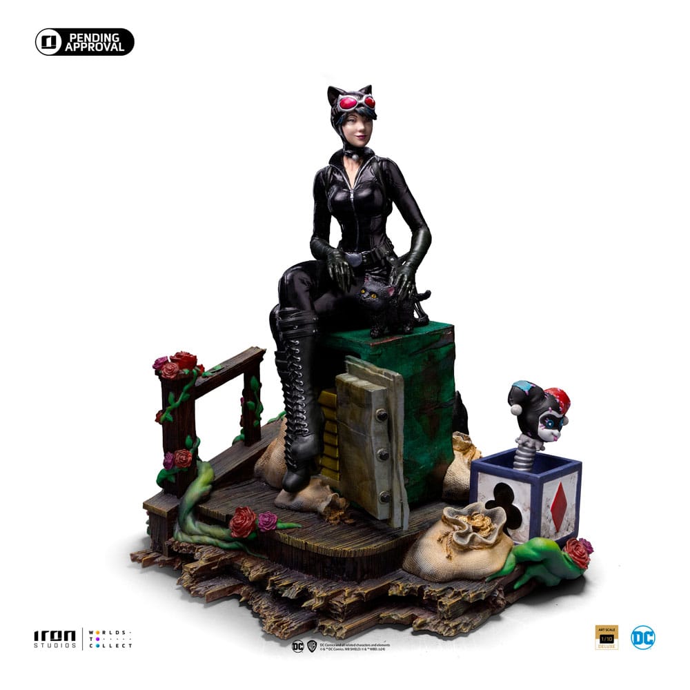 DC Comics Catwoman Gotham City Sirens Deluxe Art Scale Statue 110 21 cm