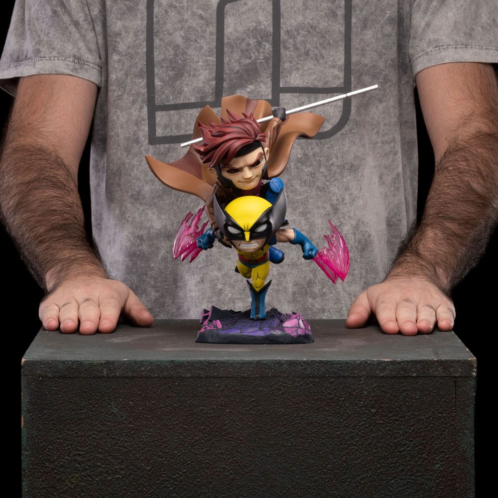 Iron Studios X-Men '97 MiniCo Wolverine and Gambit Figure