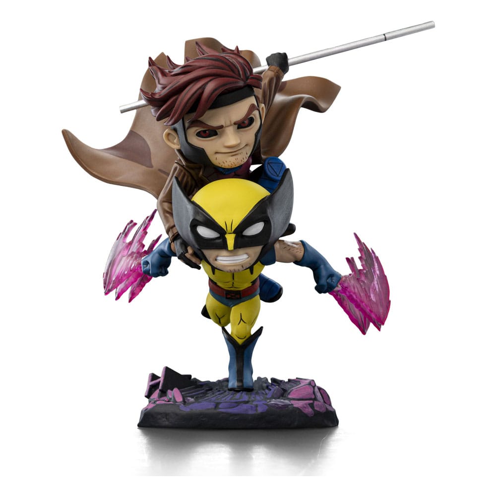 X-Men 97 Gambit and Wolverine Mini Co PVC Figure 23 cm