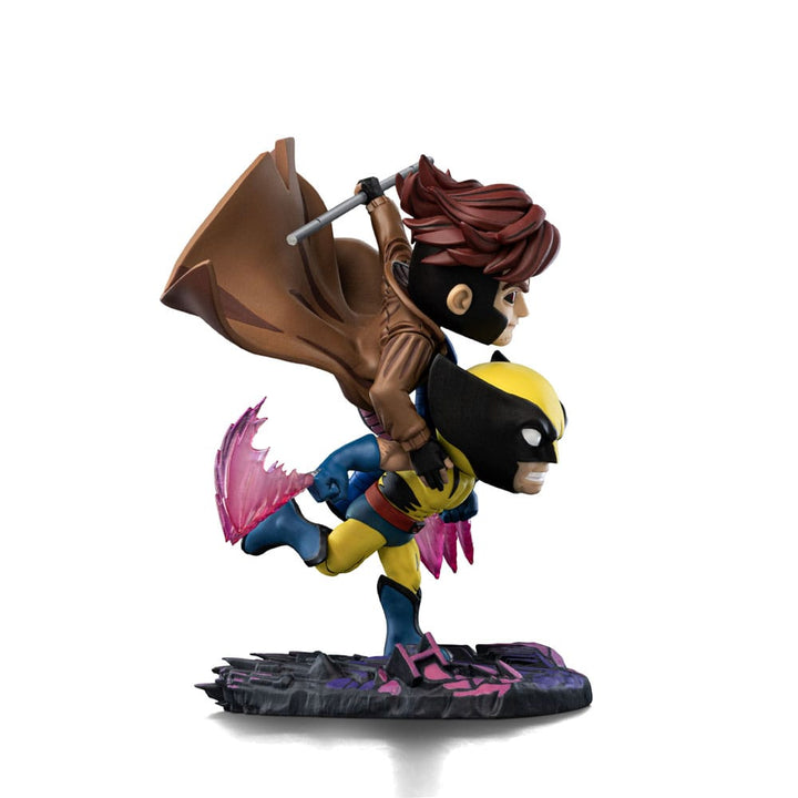 Iron Studios X-Men '97 MiniCo Wolverine and Gambit Figure