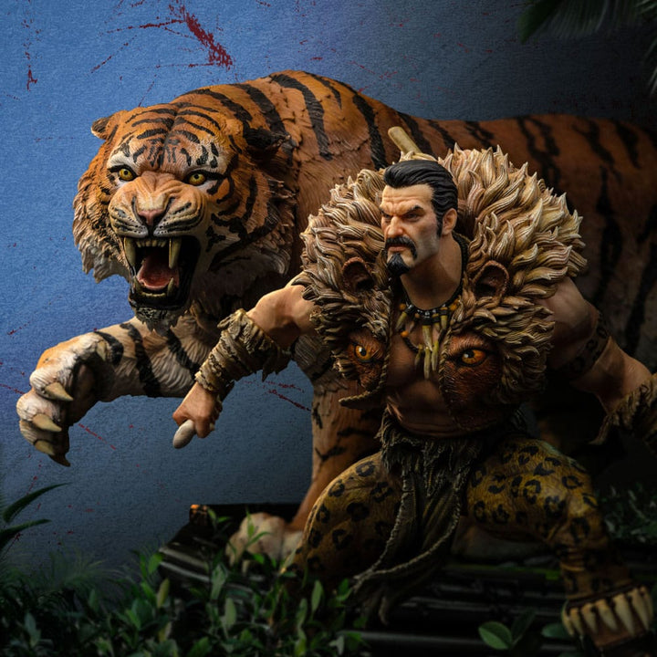 Iron Studios Marvel Spider-Man vs Villains Battle Diorama Series Kraven 1/10 Art Scale Limited Edition Statue