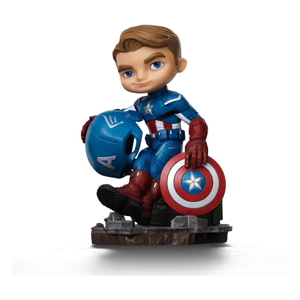 Avengers Infinity Saga Captain America Mini Co PVC Figure 14 cm