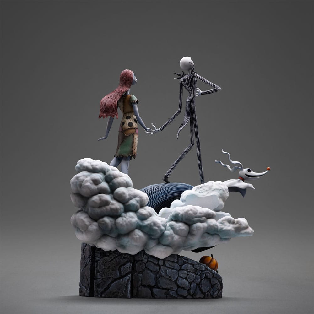 Iron Studios The Nightmare Before Christmas Jack and Sally 1/10 Deluxe Art Scale Limited Edition Statue