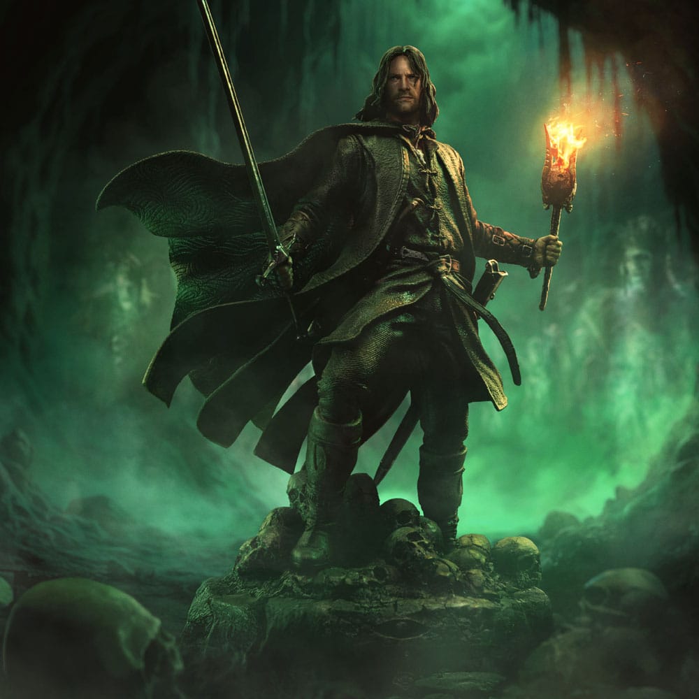 The Lord of the Rings Aragorn Unleashed Art Scale Statue Thirty One Centimeters