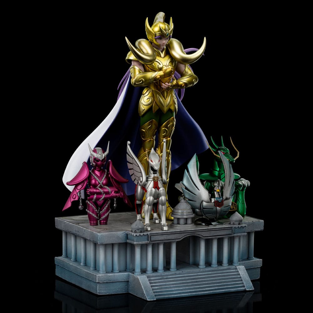 Iron Studios Saint Seiya Aries Mu 1/10 Deluxe Art Scale Limited Edition Statue
