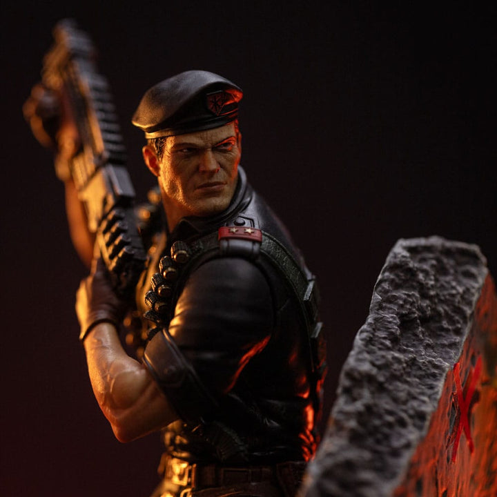GI Joe Flint Art Scale Statue Nineteen Centimeters