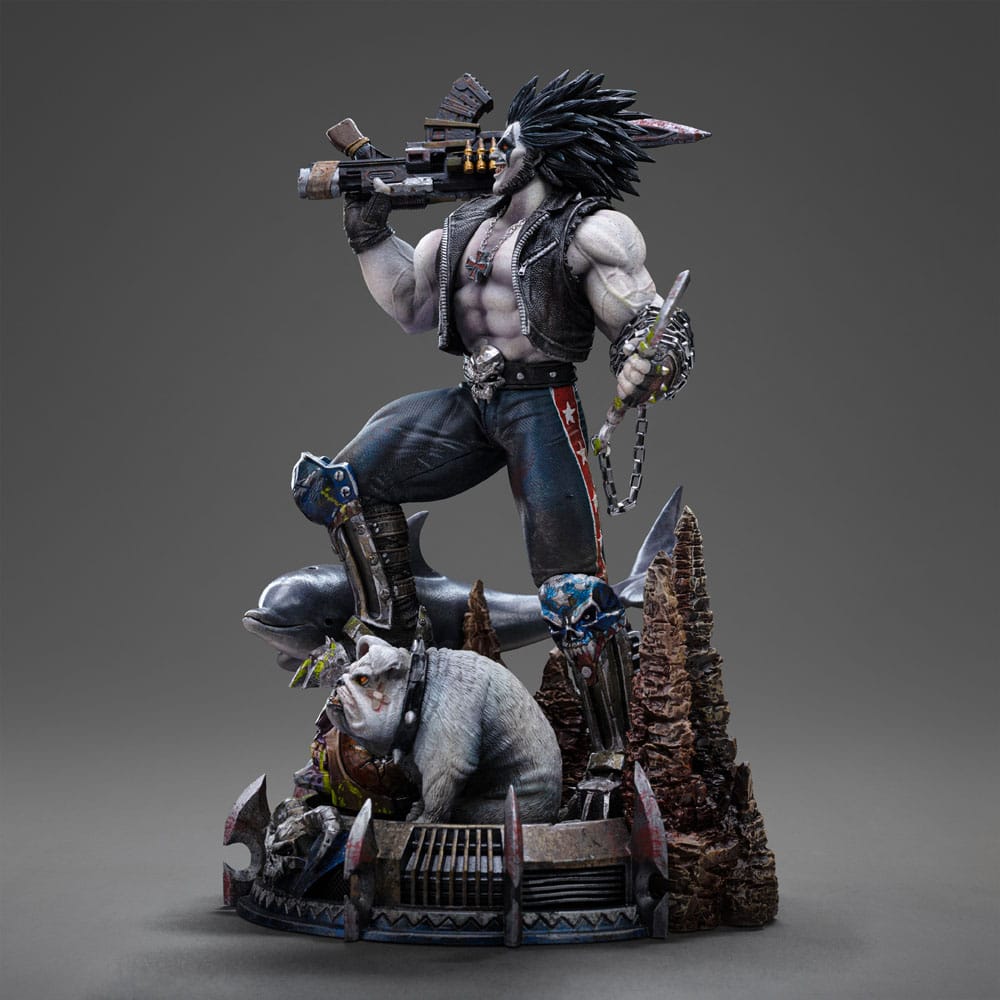 DC Comics Lobo Unleashed Art Scale Statue Twenty Four Centimeters