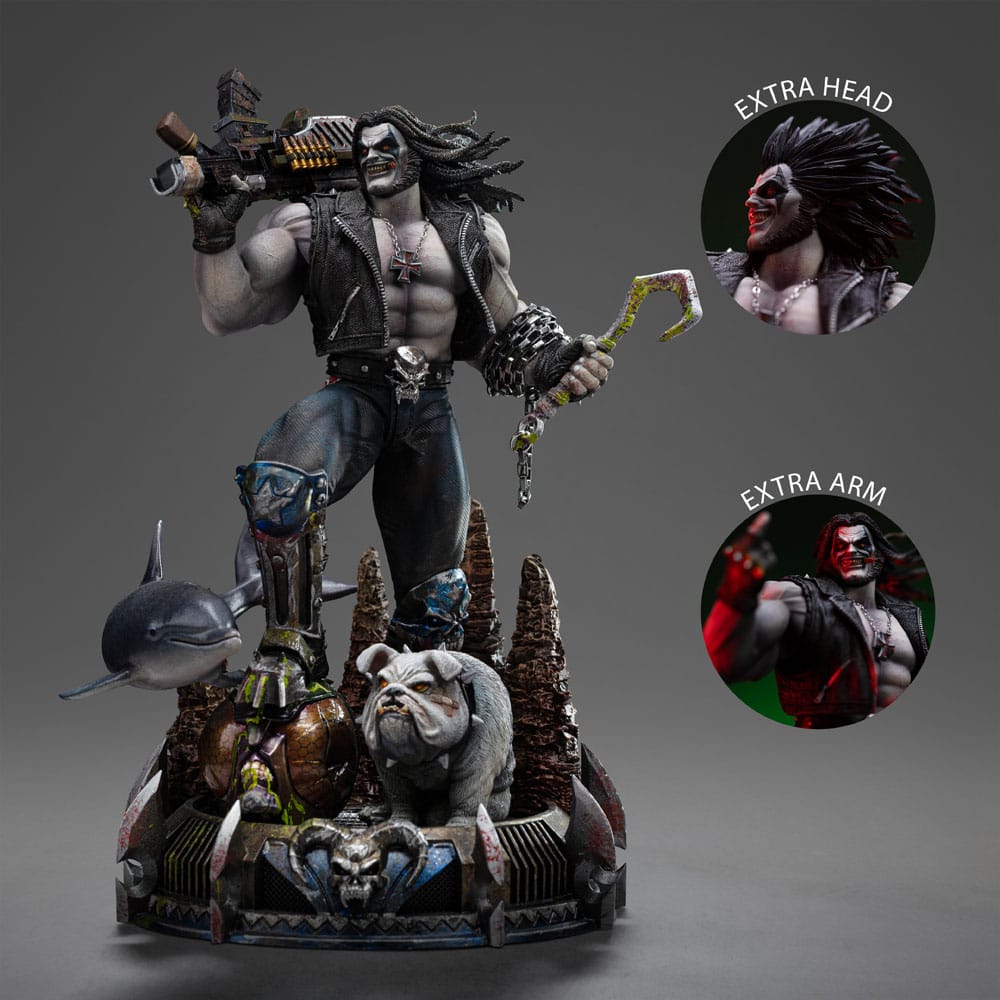 DC Comics Lobo Unleashed Art Scale Statue Twenty Four Centimeters