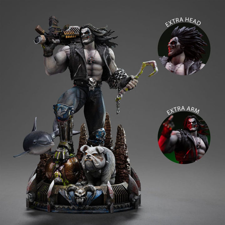 DC Comics Lobo Unleashed Art Scale Statue Twenty Four Centimeters