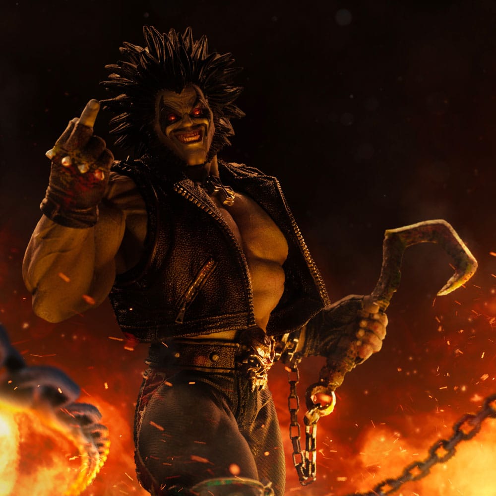 DC Comics Lobo Unleashed Art Scale Statue Twenty Four Centimeters