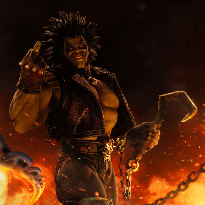 DC Comics Lobo Unleashed Art Scale Statue Twenty Four Centimeters