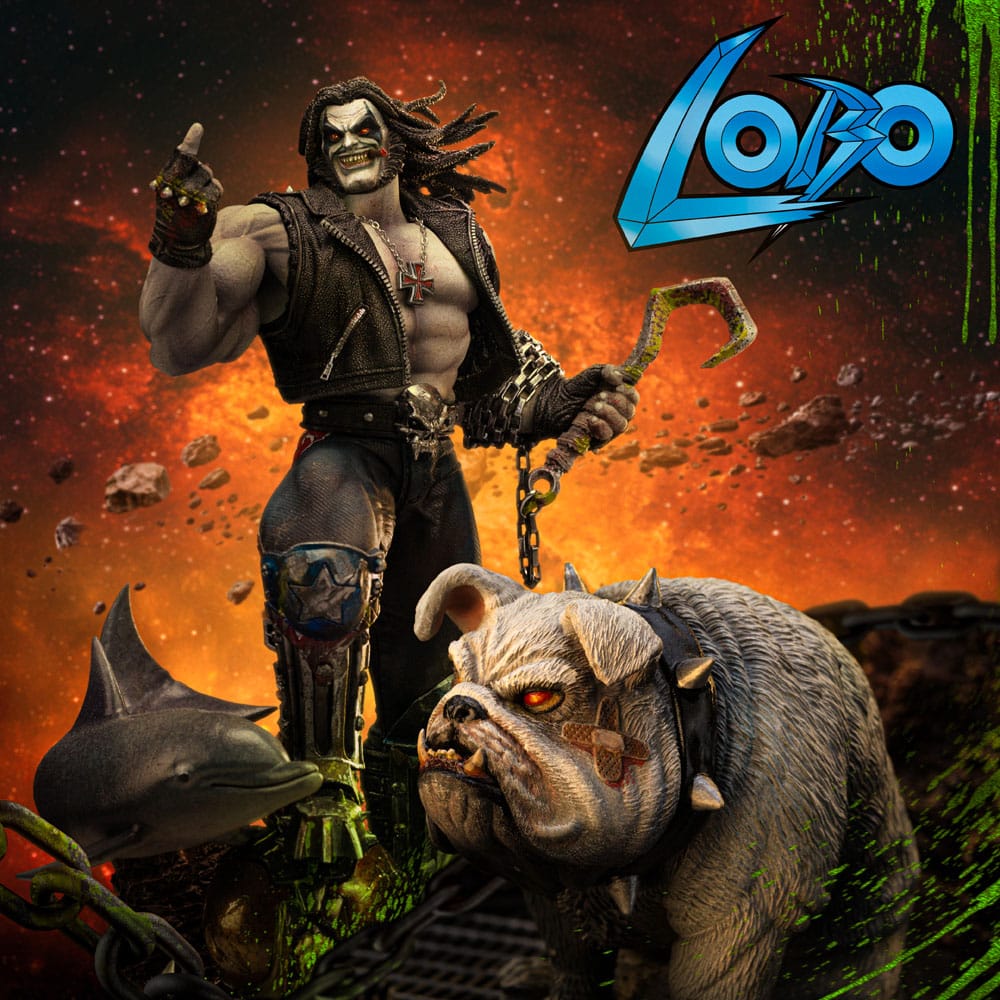 DC Comics Lobo Unleashed Art Scale Statue Twenty Four Centimeters