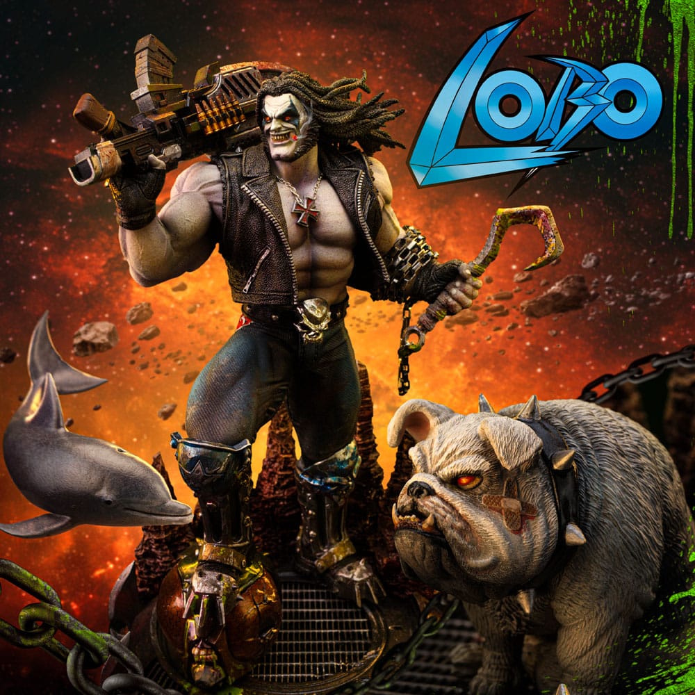 DC Comics Lobo Unleashed Art Scale Statue Twenty Four Centimeters