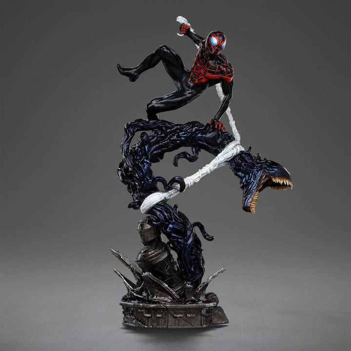 SpiderMan Miles Morales Villains Diorama BDS Art Scale Statue Thirty Two Centimeters