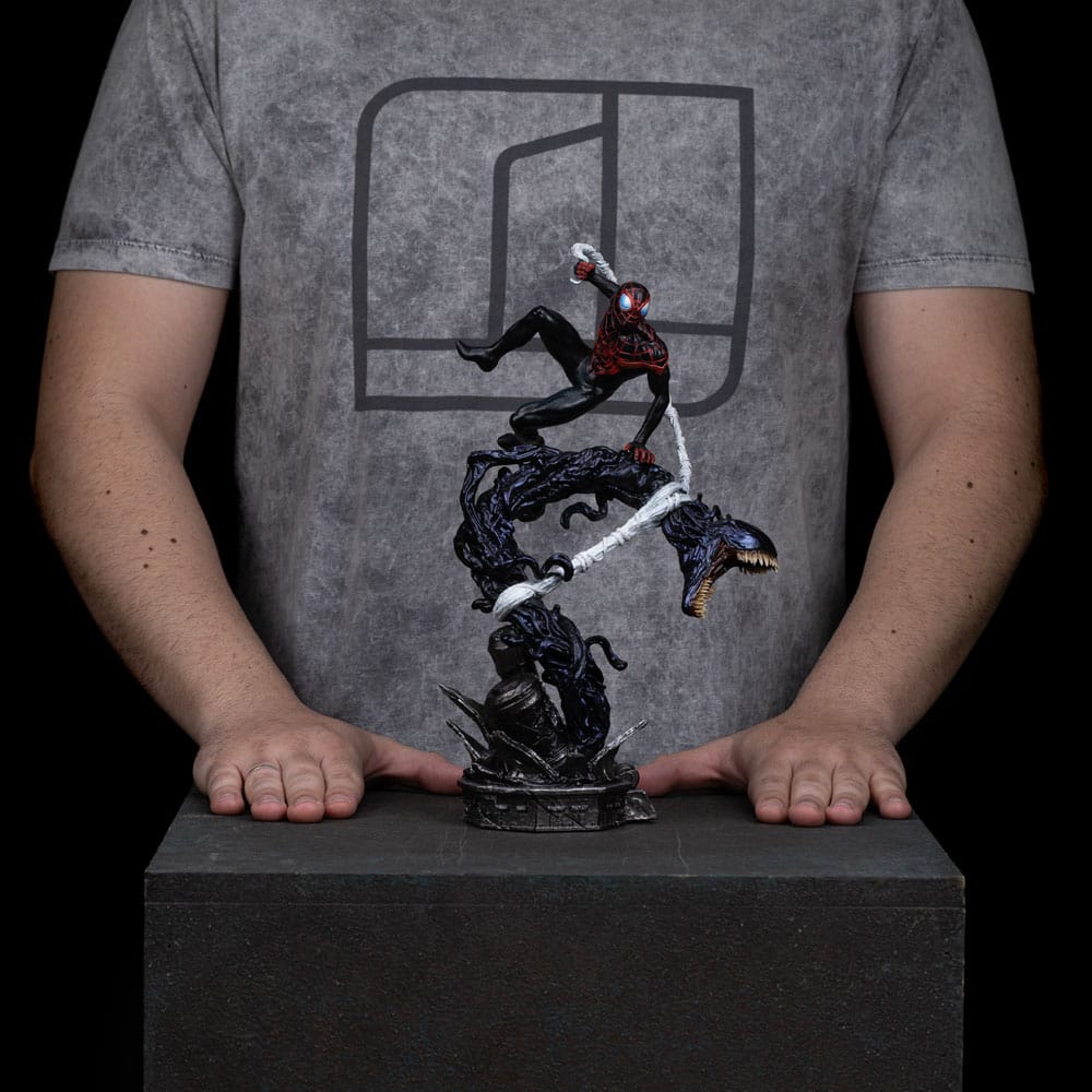 SpiderMan Miles Morales Villains Diorama BDS Art Scale Statue Thirty Two Centimeters