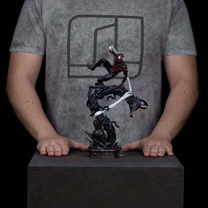 SpiderMan Miles Morales Villains Diorama BDS Art Scale Statue Thirty Two Centimeters