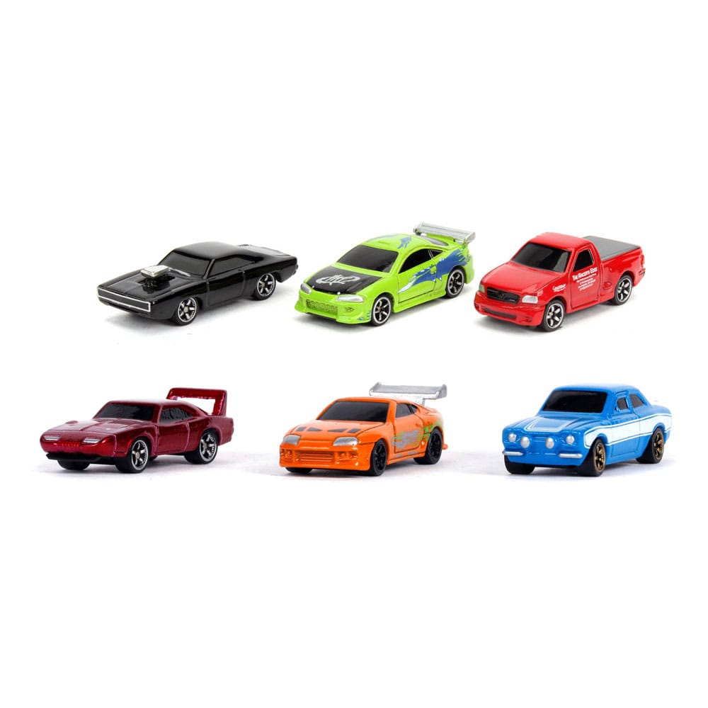 Fast and Furious Nano Hollywood Cars Diecast Mini Cars Display 24 Pack