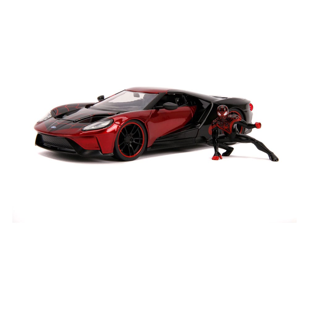 Spider Man Miles Morales 2017 Ford GT Diecast Model 124