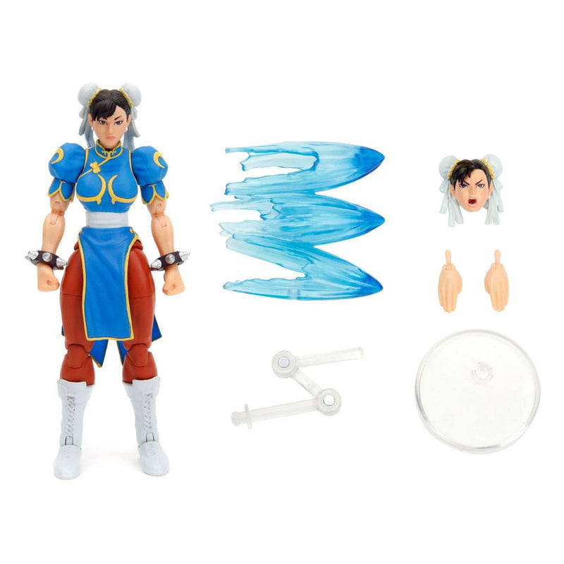 Ultra Street Fighter II The Final Challengers Chun-Li 6" Action Figure, side angle