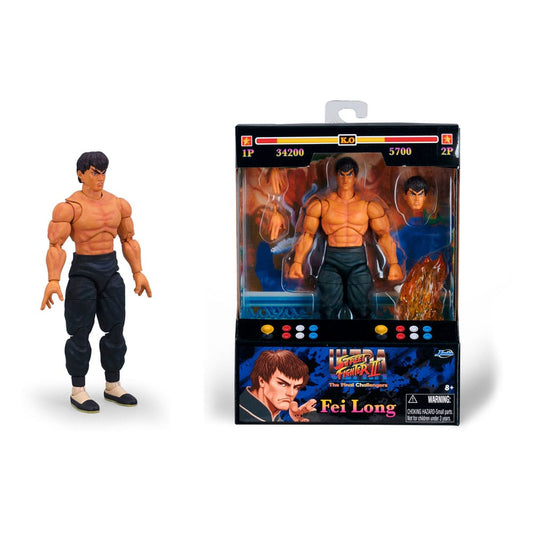 Ultra Street Fighter II The Final Challengers Fei-Long 6" Action Figure