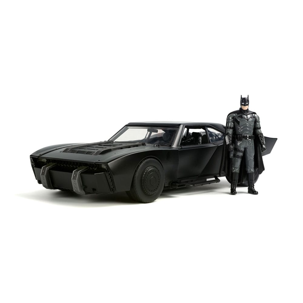 Batman 2022 Batmobile with Figure Diecast Model 1 18 Hollywood Rides