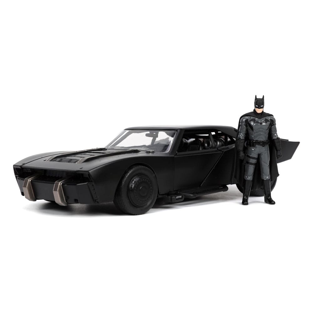 Batman 2022 Batmobile with Figure Diecast Model 1 24 Hollywood Rides