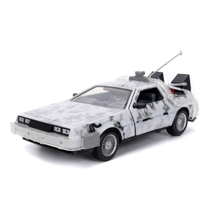 Back to the Future Diecast Model 1 24 Scale Time Machine Frost