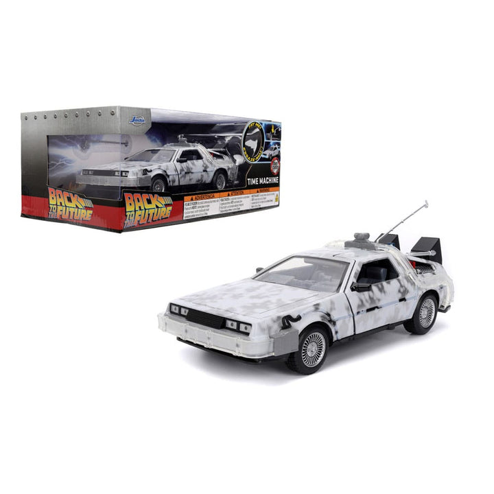 Back to the Future Diecast Model 1 24 Scale Time Machine Frost