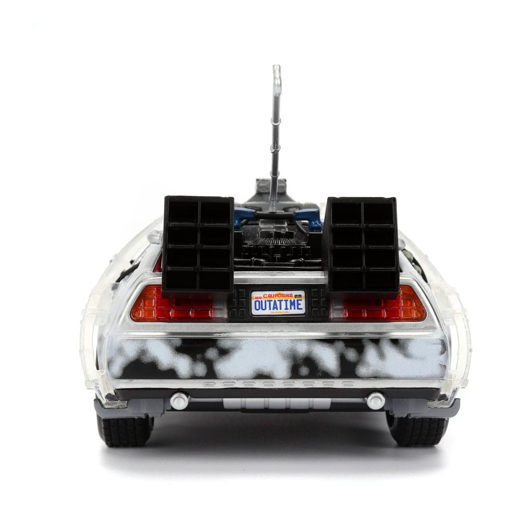 Back to the Future Diecast Model 1 24 Scale Time Machine Frost
