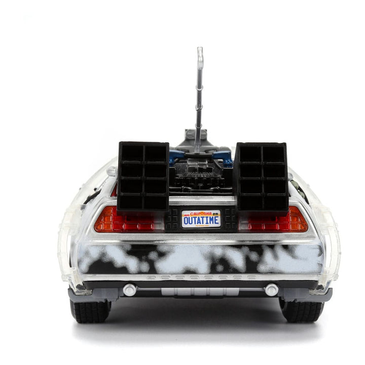 Back to the Future Diecast Model 1 24 Scale Time Machine Frost
