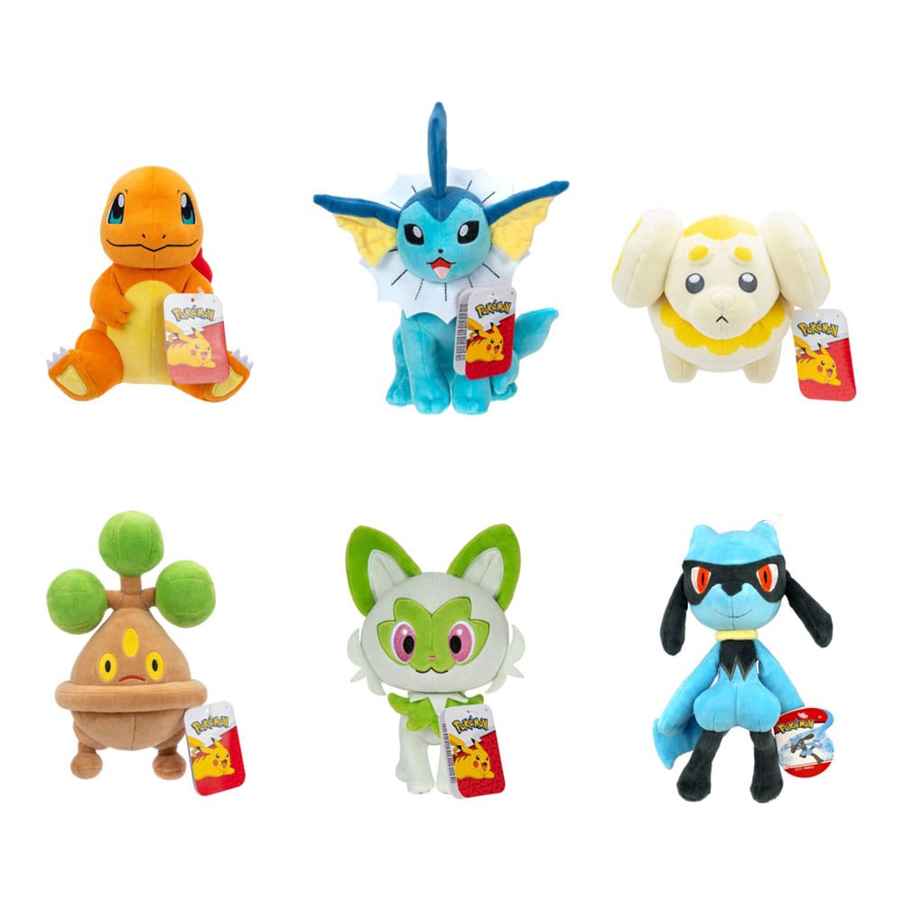 Pokemon Series 2 Plush Figures Assortment 20 cm 6 Pack