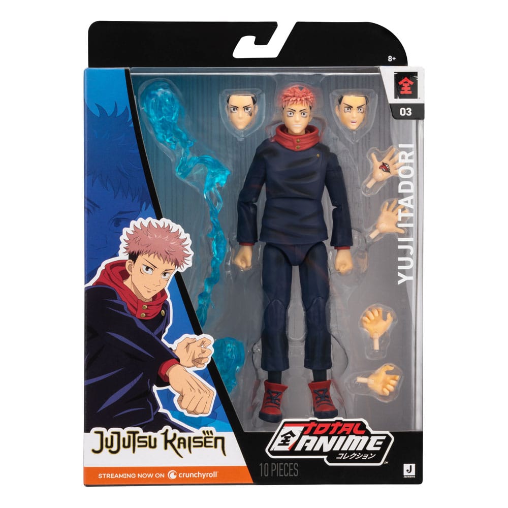 Total Anime Jujutsu Kaisen Yuji Itadori 6.7" Scale Action Figure