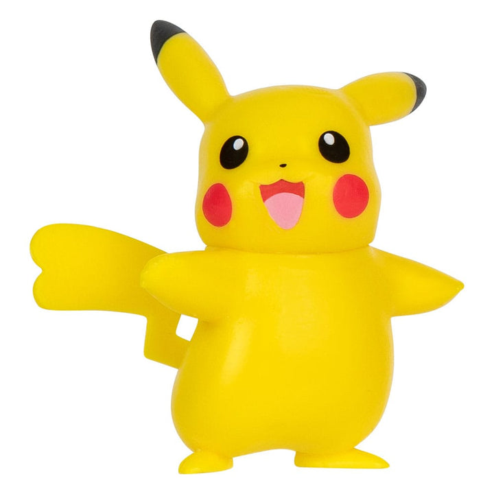 Pokémon Pikachu (Female) and Litwick and Slowpoke 1.9" Scale Battle Figure Set (3-Pack)