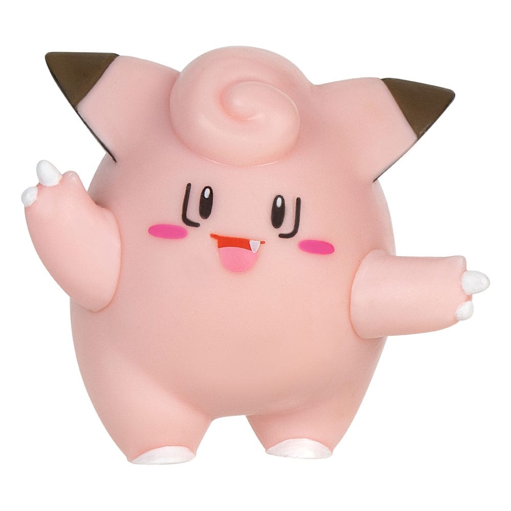 Pokémon Clefairy and Beldum and Sirfetch'd 1.9" Scale Battle Figure Set (3-Pack)