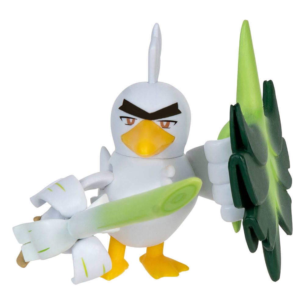Pokémon Clefairy and Beldum and Sirfetch'd 1.9" Scale Battle Figure Set (3-Pack)
