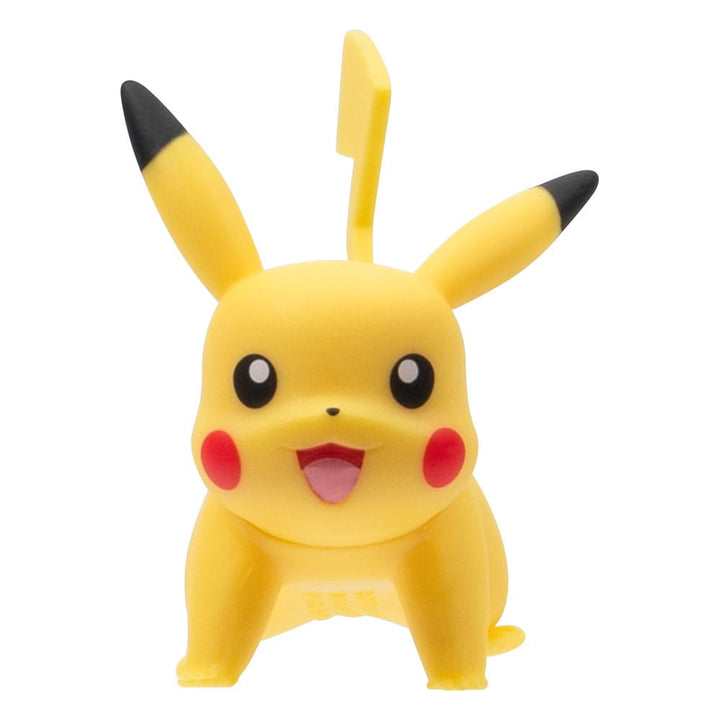 Pokémon Caterpie and Pikachu Spring Forest 2" PVC Minifigures Environment Set