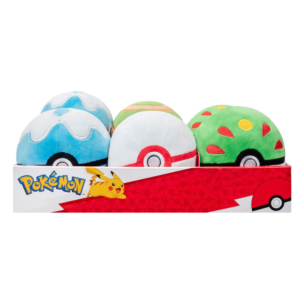 Pokemon Pokeballs Plush Figures Assortment 10 cm 6 Pack