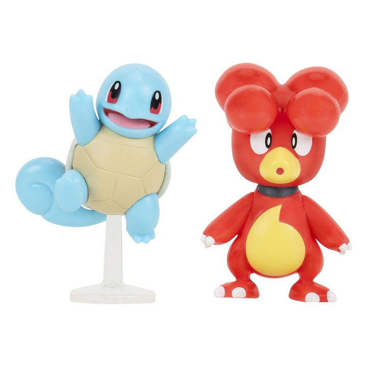 Pokemon Magby and Squirtle Battle Figure Set Two Pack