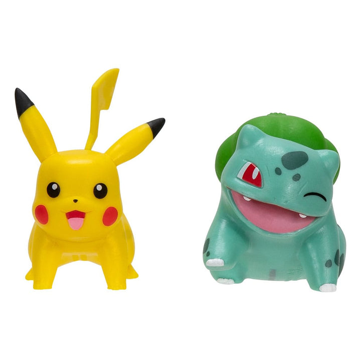 Pokémon Battle Figure First Partner Set Two Pack Bulbasaur Number Two Pikachu Number One