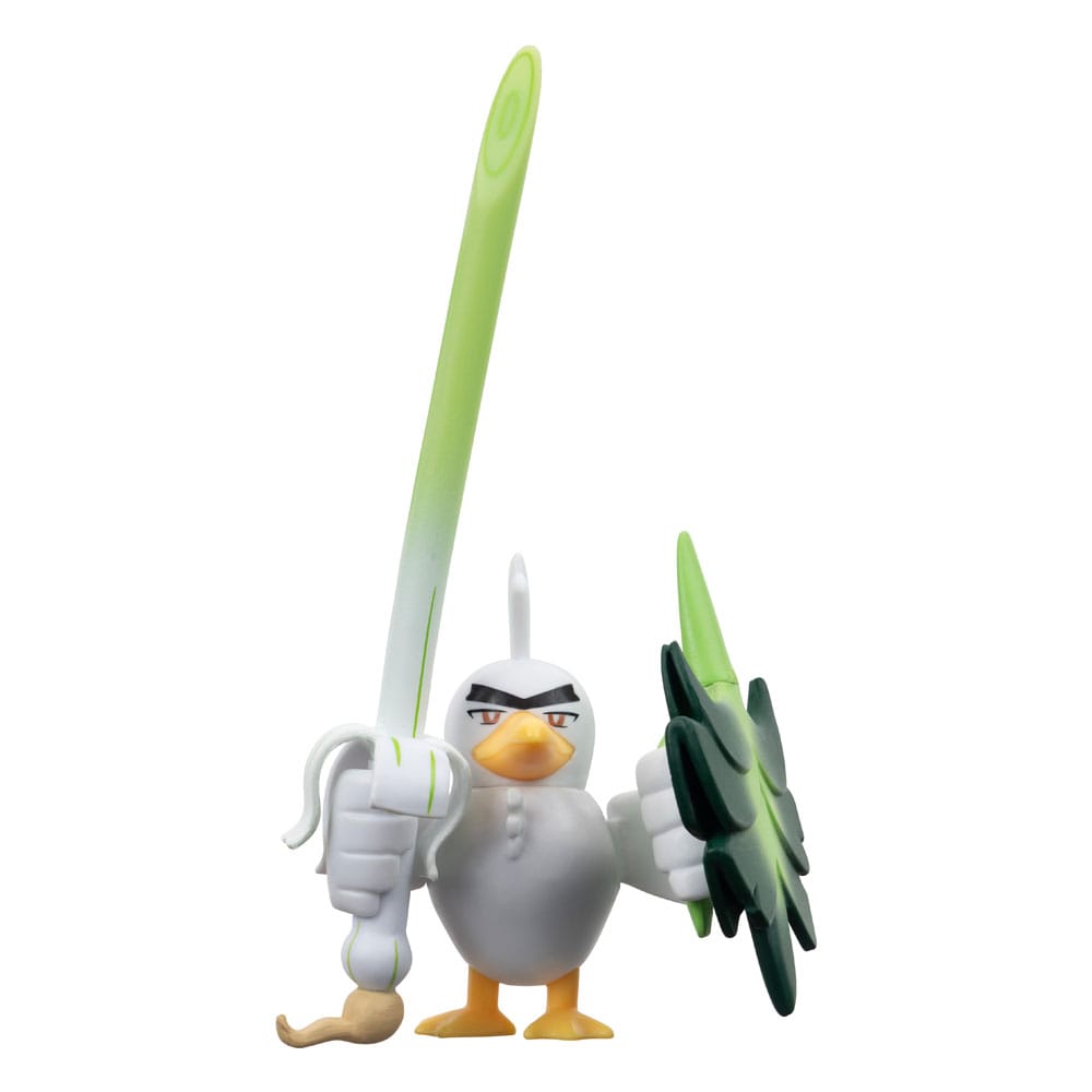 Pokémon Fennekin, Lechonk, Sirfetch'd 1.9" Scale Battle Figure Set (Pack-3)