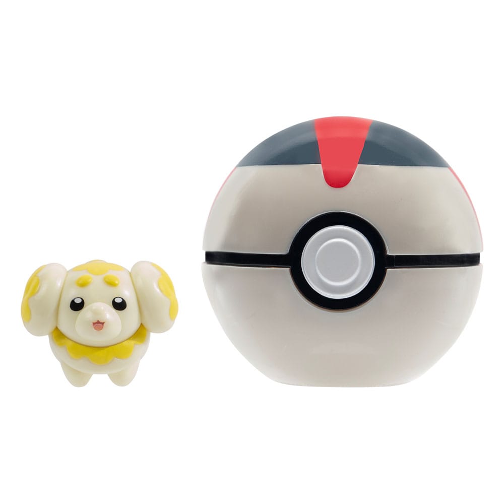 Pokemon Clip and Go Fidough and Timer Ball Pokeball Set