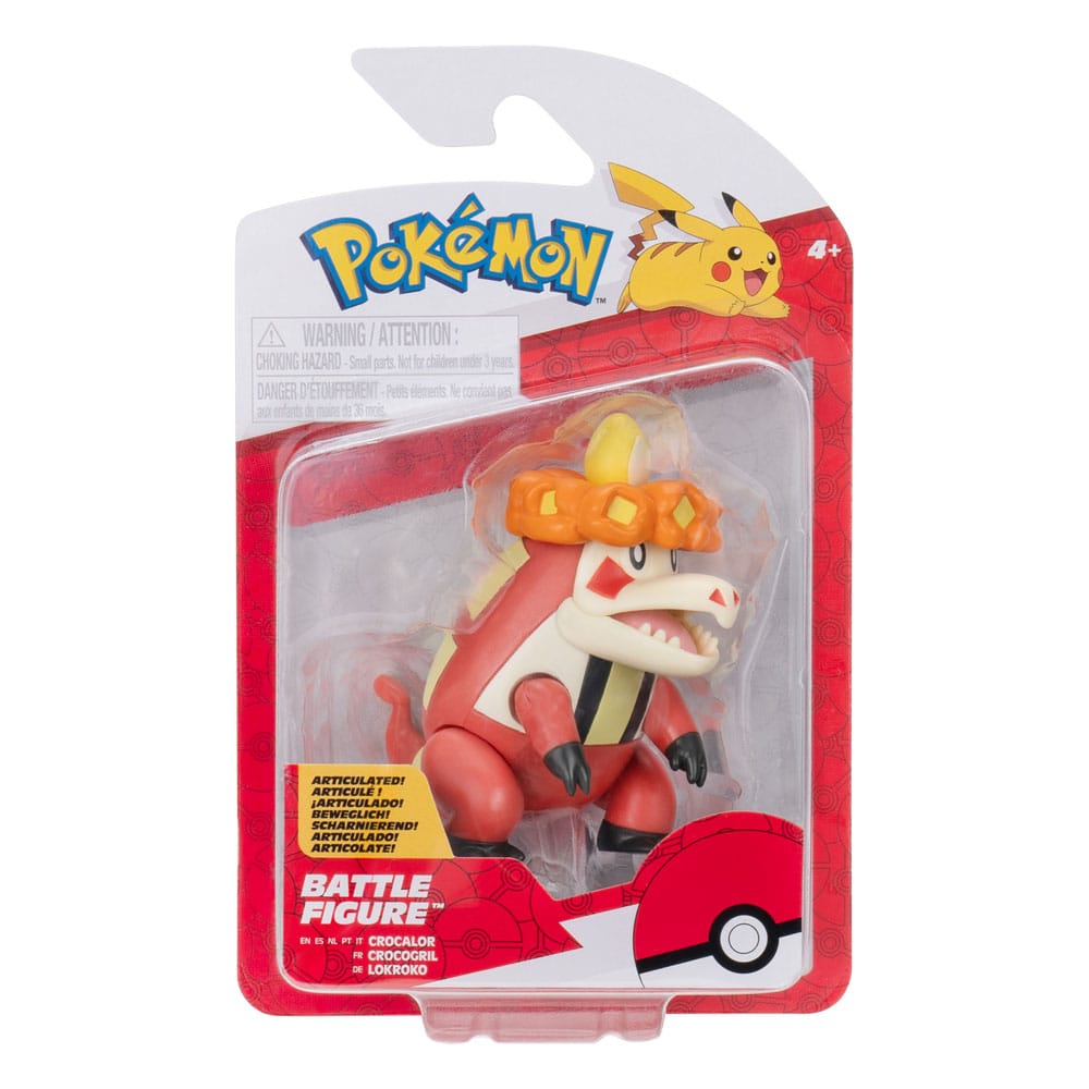 Pokémon Crocalor 2" Scale PVC Battle Figure